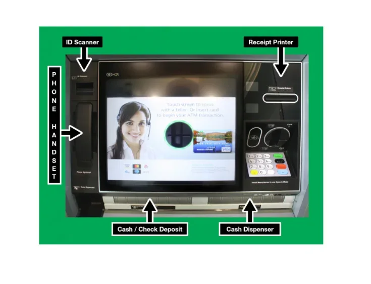 cash deposit atm screen