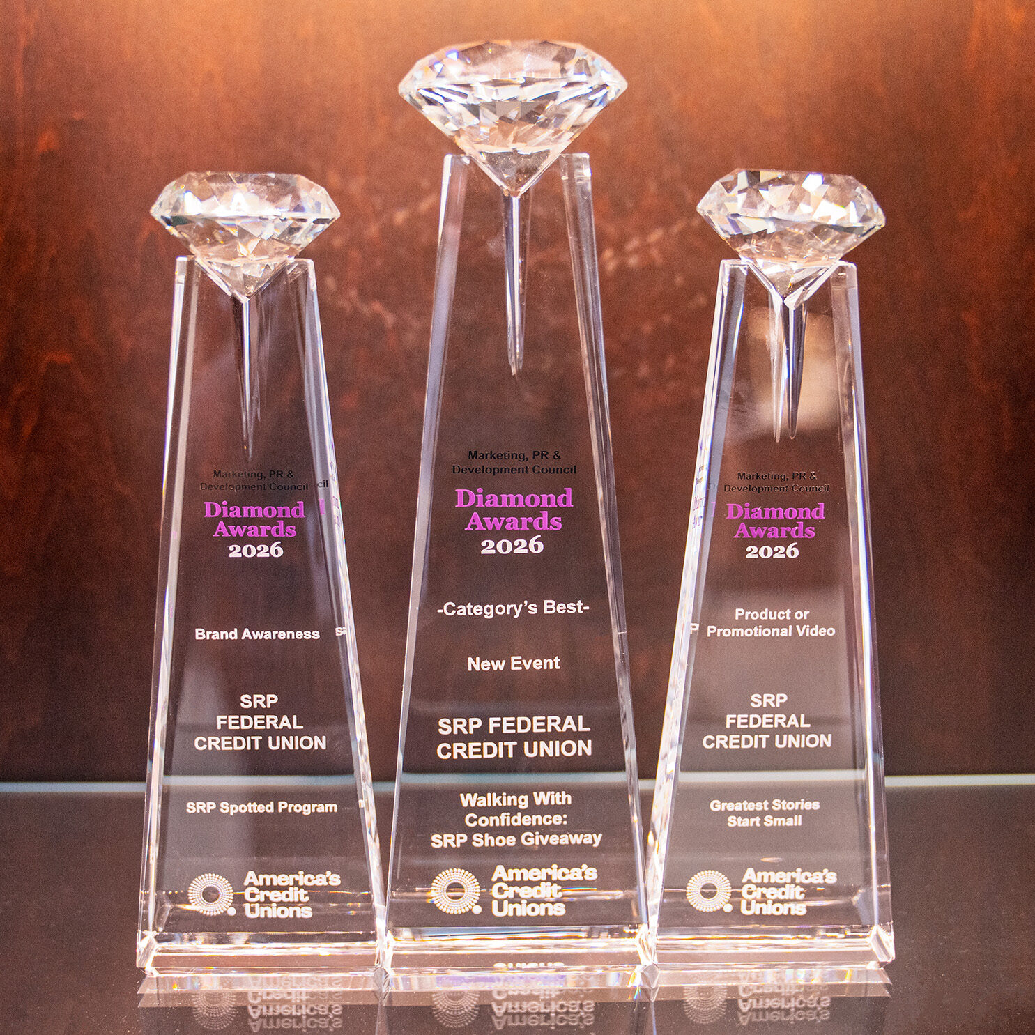 Diamond Awards 1 SRP's Diamond Awards in Brand Awareness, New Event, and Product or Promotional Video