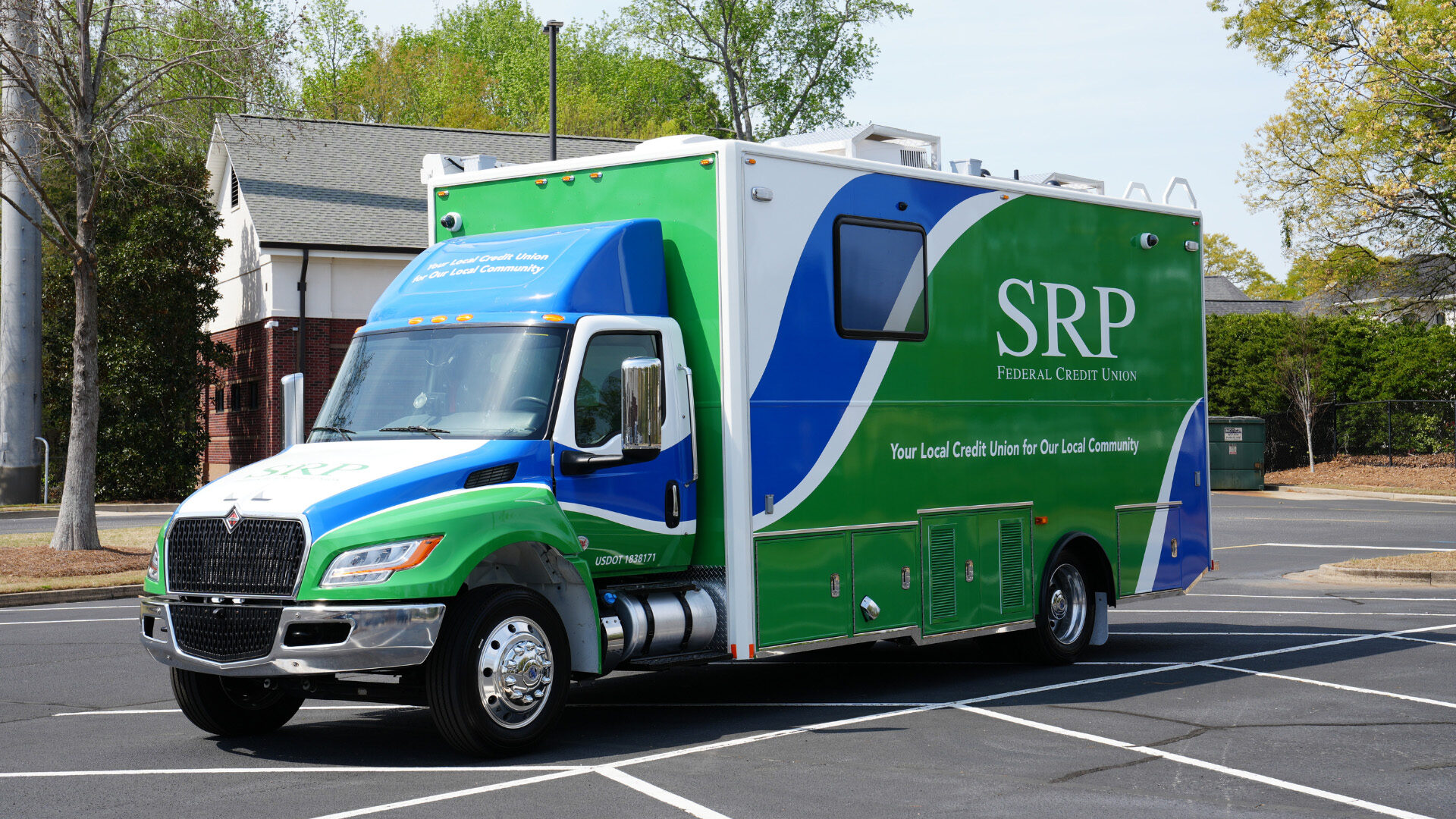 SRP_Mobile_Branch The SRP Mobile Branch is parked outside SRP's administrative building.