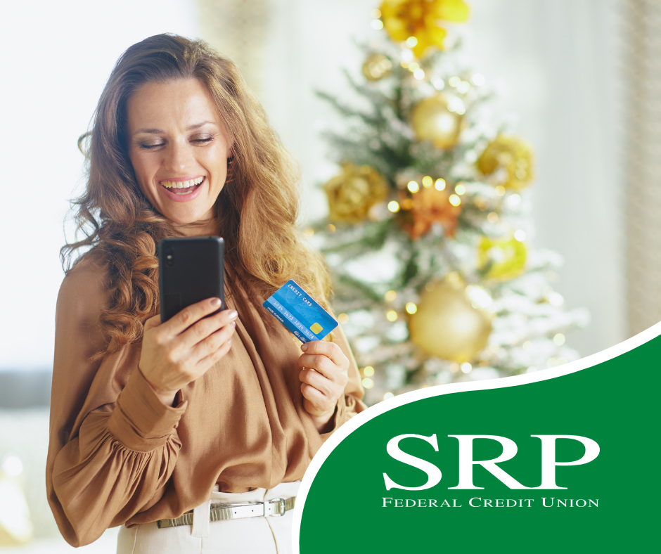 Preparing for the Holidays A woman shops online for the holidays.